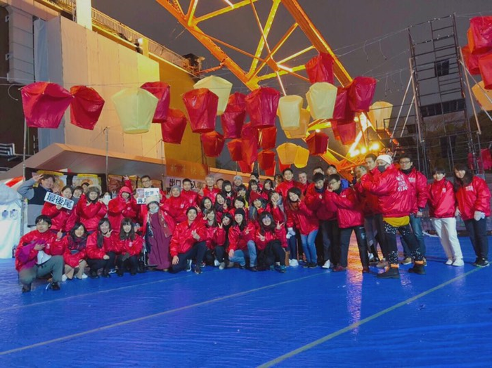 擔任東京鐵塔台灣祭志工